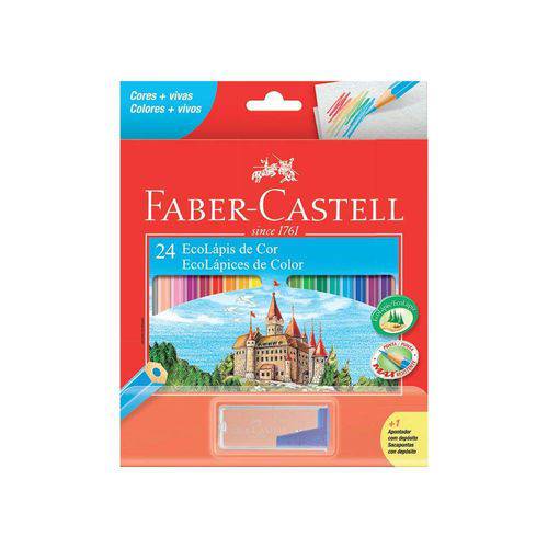 Lápis de Cor Ecolápis 24 Cores - Faber Castell é bom? Vale a pena?