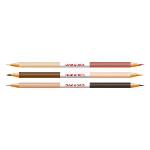 Lápis de Cor Faber Castell 12 Cores + 6 Tons de Pele é bom? Vale a pena?