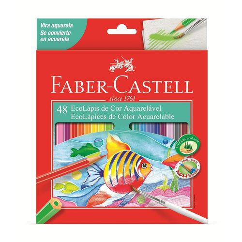 Lápis de Cor Faber Castell 48 Cores Aquarelável é bom? Vale a pena?