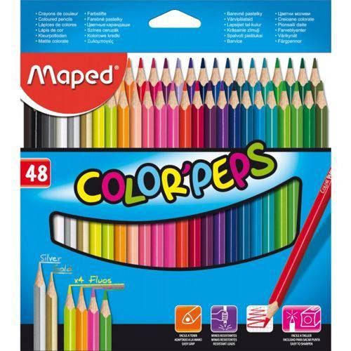 Lápis de Cor Triangular 48 Cores Maped Color Peps é bom? Vale a pena?
