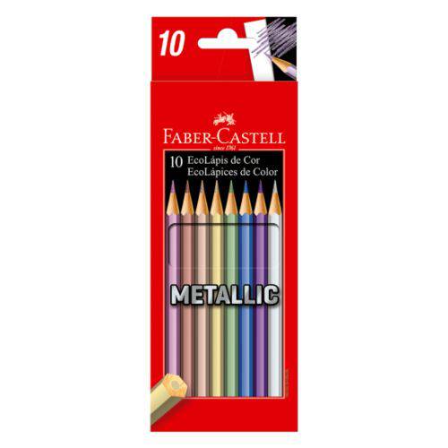 Lápis de Cor Metallic 10 Cores Faber-castell é bom? Vale a pena?