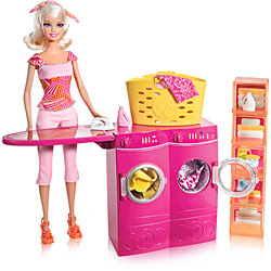 Lavanderia da Barbie Móvel Real com Boneca - Mattel é bom? Vale a pena?