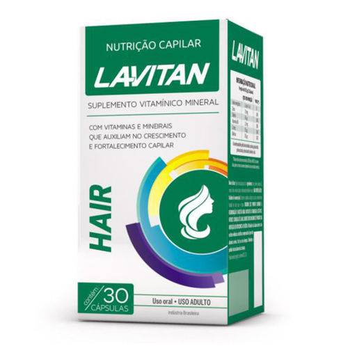 Lavitan Hair C/ 30 Cápsulas é bom? Vale a pena?