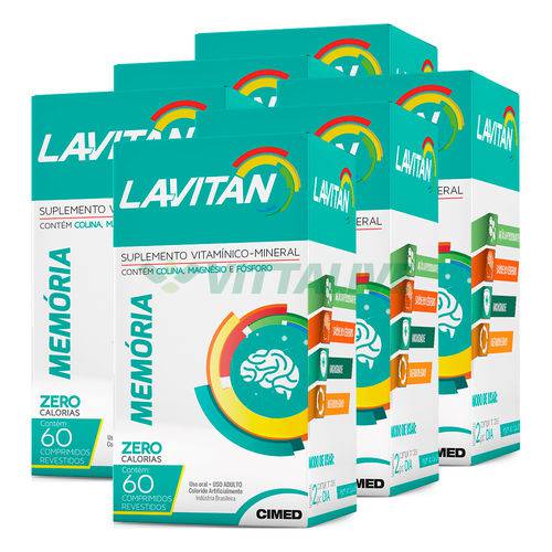Lavitan Kit 6x Memoria 60 Comp é bom? Vale a pena?