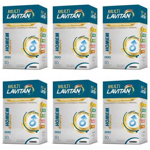 Lavitan Multi Homem Suplemento Vitamínico C/30 (kit C/06) é bom? Vale a pena?
