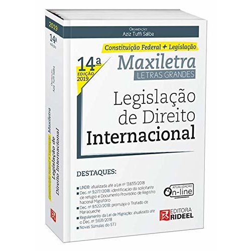 Legislação de Direito Internacional - Maxiletra - Constituição Federal + Legislação - 14ª Edição (2019) é bom? Vale a pena?