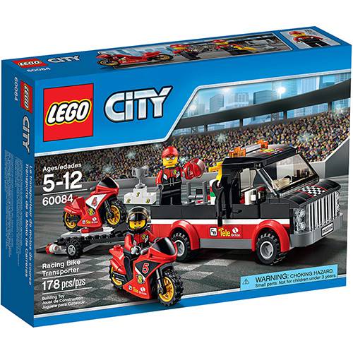 LEGO City 60084 - Transportador de Motocicletas de Corrida é bom? Vale a pena?