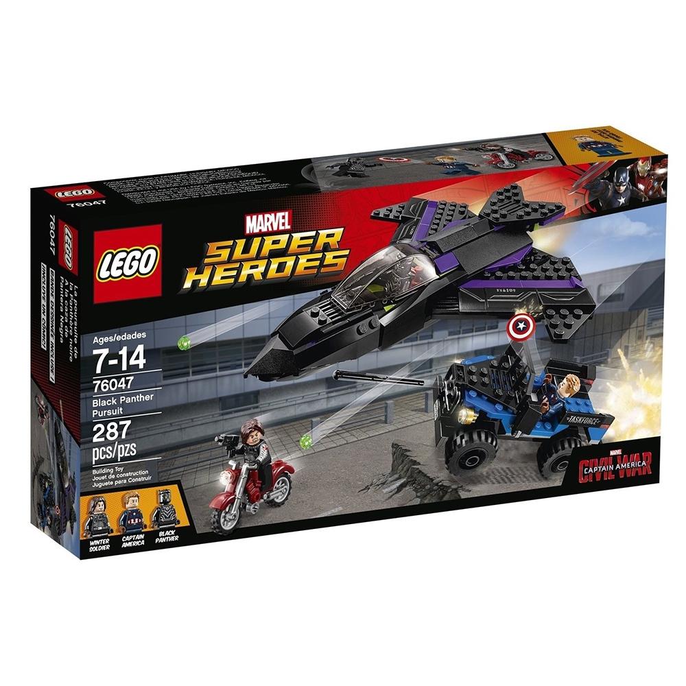 Lego - Super Heroes Guerra Civil - Perseguição Do Pantera Negra - 76047 é bom? Vale a pena?