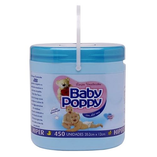 Lenços Umedecidos Baby Poppy Balde 450 Unidades Azul é bom? Vale a pena?
