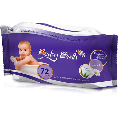 Lenço Umedecido Baby Bath - 72 Unidades é bom? Vale a pena?