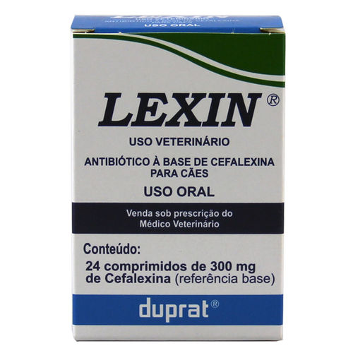 Lexin 300mg C/ 24 Comp Antibiótico para Cães - Duprat é bom? Vale a pena?
