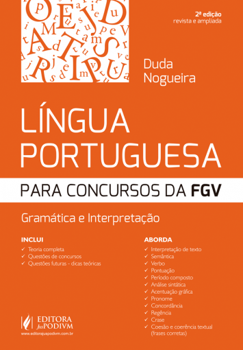 Língua Portuguesa para concursos da FGV - Gramática e Interpretação (2016) é bom? Vale a pena?