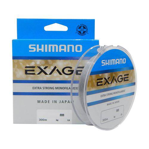 Linha Monofilamento Shimano Exage (0,35mm - 22,9lb) 300m é bom? Vale a pena?
