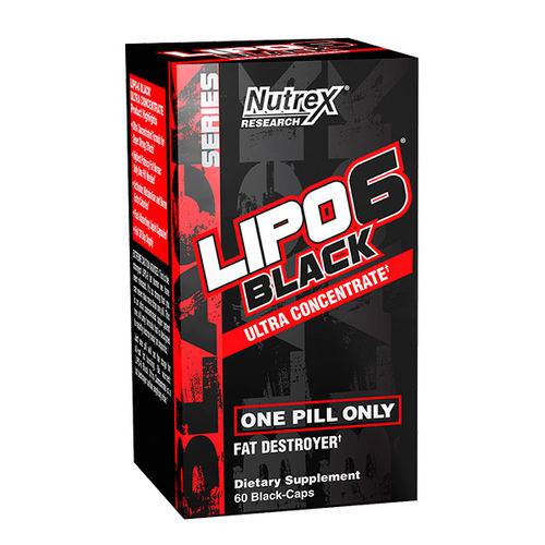 Lipo 6 Black Nutrex Original Importado 60caps Queimador Gordura é bom? Vale a pena?