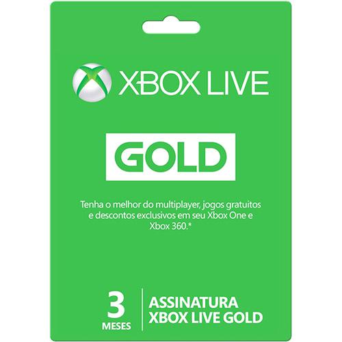Live Card Microsoft Gold 3 Meses para Xbox 360 e Xbox One é bom? Vale a pena?