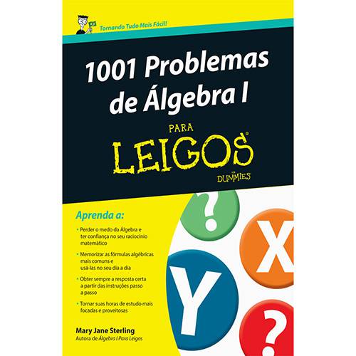 Livro - 1001 Problemas de Álgebra I para Leigos é bom? Vale a pena?