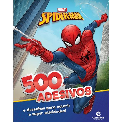 Livro - 500 Adesivos Marvel Homem Aranha é bom? Vale a pena?