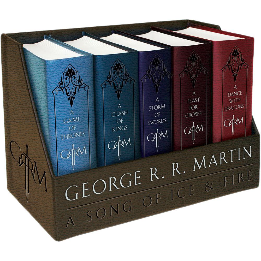 Livro - A Game of Thrones: A Song of Ice & Fire Box Set [leather-cloth-bound] é bom? Vale a pena?