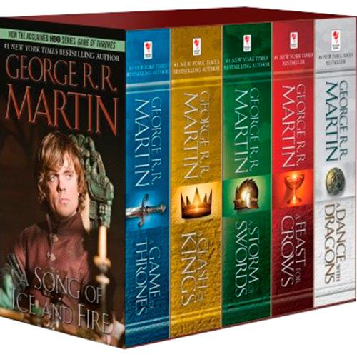 Livro - A Game of Thrones Boxed Set: A Song of Ice and Fire Series (5 Livros) Premium Paperbacks é bom? Vale a pena?