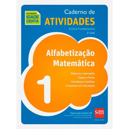 Livro - Alfabetização Matemática: Ensino Fundamental - 1º Ano - Caderno de Atividades é bom? Vale a pena?