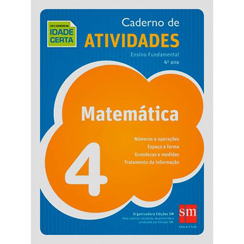 Livro - Alfabetização Matemática: Ensino Fundamental - 4º Ano - Caderno de Atividades é bom? Vale a pena?