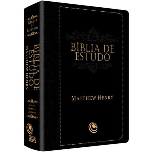 Livro - Bíblia de Estudo Com Comentários de Matthew Henry - Preta é bom? Vale a pena?