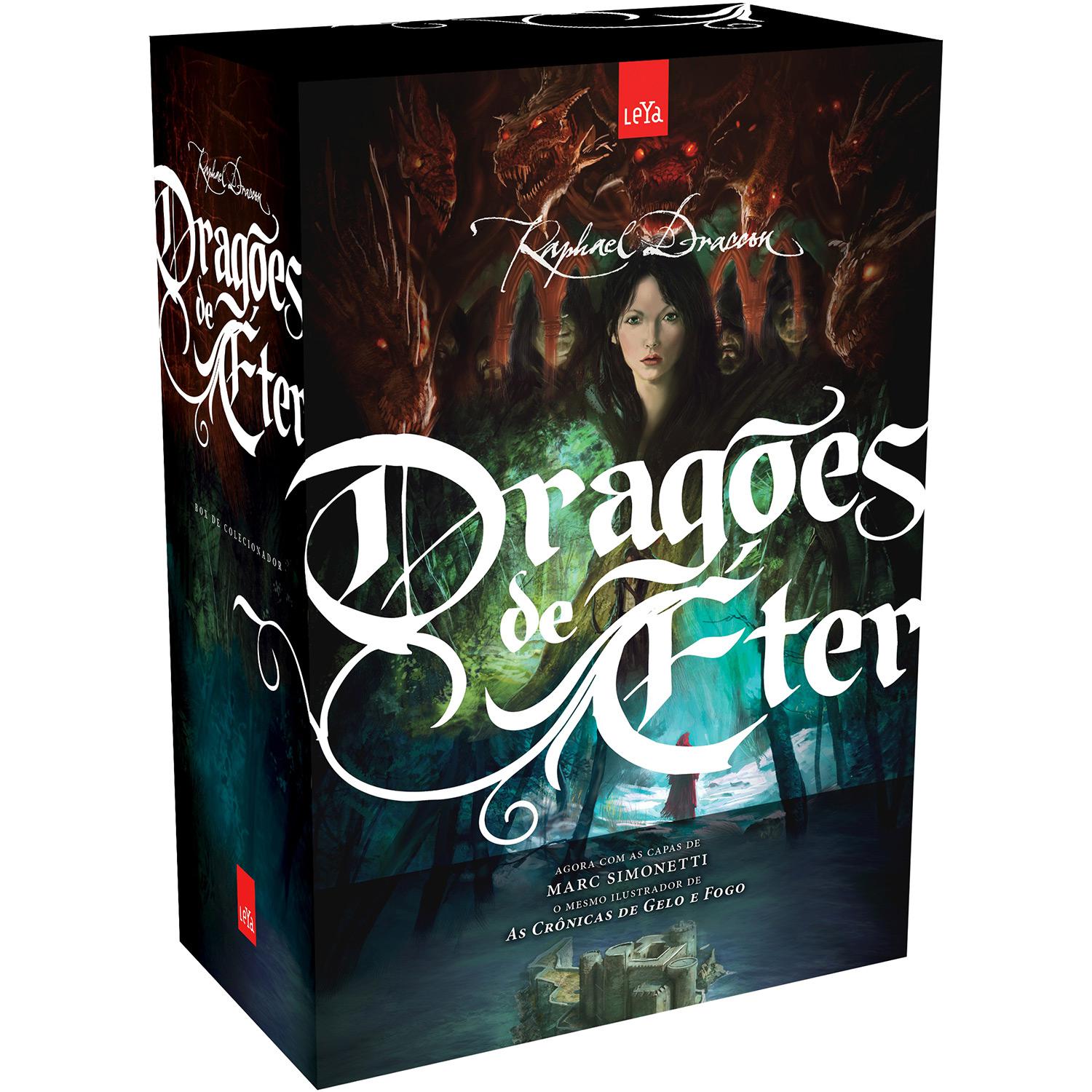 Livro - Box Trilogia Dragões de Éter (3 Volumes: Vol I - Caçadores de Bruxas; Vol II - Corações de Neve; Vol III - Círculos de Chuva) é bom? Vale a pena?