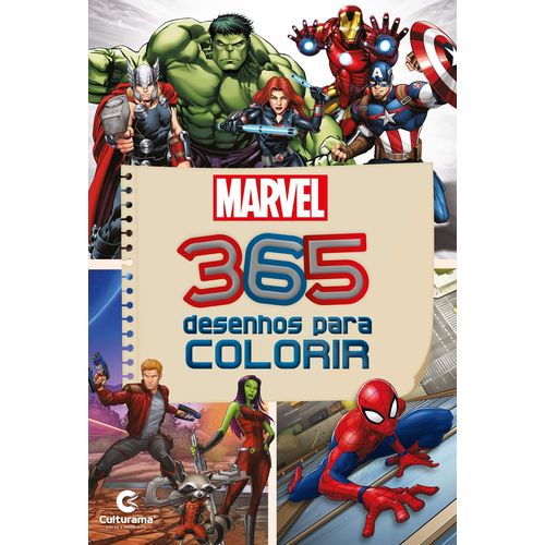 Livro C/365 Desenhos P/Colorir Marvel 368pgs é bom? Vale a pena?