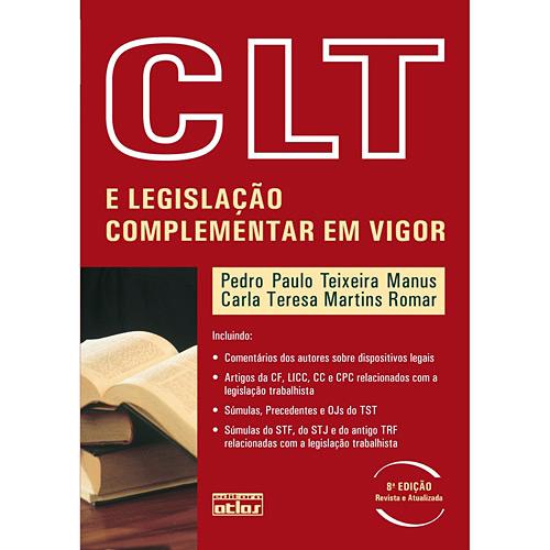 Livro - CLT e Legislação Complementar em Vigor é bom? Vale a pena?