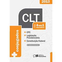 Livro - Códigos 4 em 1 Saraiva: CLT 2013 + Conjugados - CPC, Legislação Previdenciária, Constituição Federal, Legislação Complementar é bom? Vale a pena?