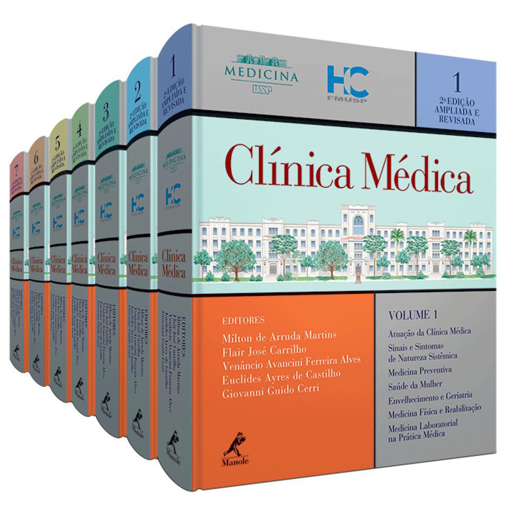 Livro - Coleção Clínica Médica - 7 Volumes - Fmusp - 2a. Edição é bom? Vale a pena?