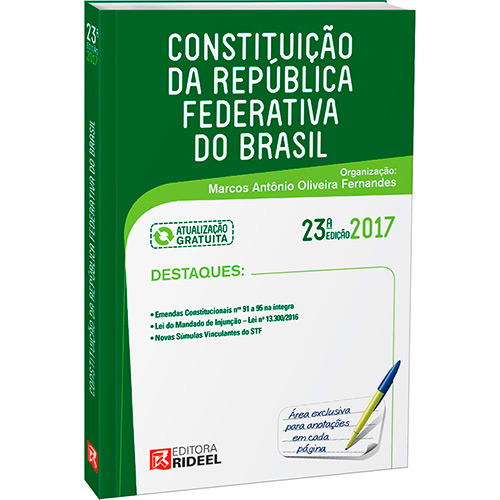 Livro - Constituição da República Federativa do Brasil é bom? Vale a pena?