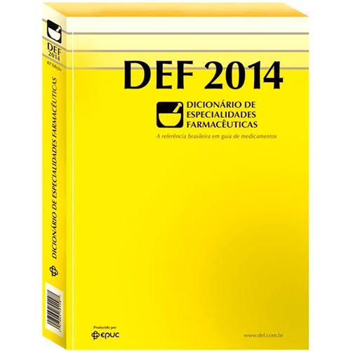 Livro - DEF 2014 - Dicionário de Especialidades Farmacêuticas é bom? Vale a pena?