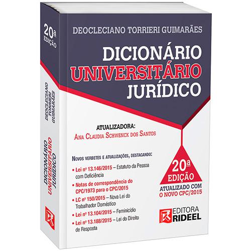 Livro - Dicionário Universitário Jurídico é bom? Vale a pena?