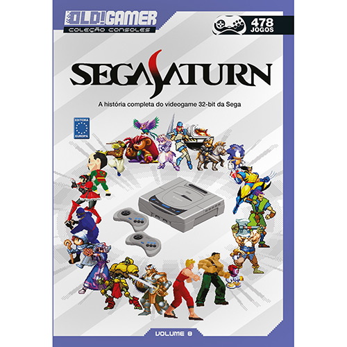 Livro - Dossiê Old!gamer Volume 8 : Sega Saturn é bom? Vale a pena?