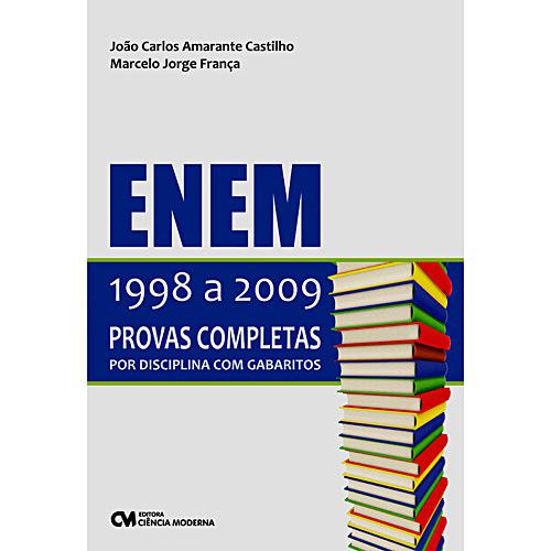 Livro - ENEM 1998 a 2009 - Provas Completas por Disciplina com Gabaritos é bom? Vale a pena?