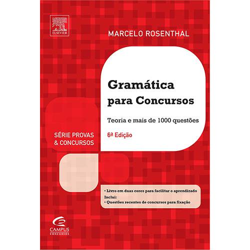 Livro - Gramática para Concursos: Teoria e Mais de 100 Questões é bom? Vale a pena?