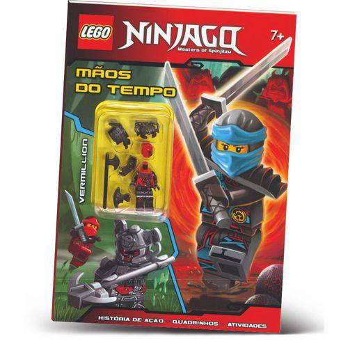 Livro LEGO Ninjago Masters Of Spinjitzu - Mãos do Tempo com Minifigura Inclusa é bom? Vale a pena?