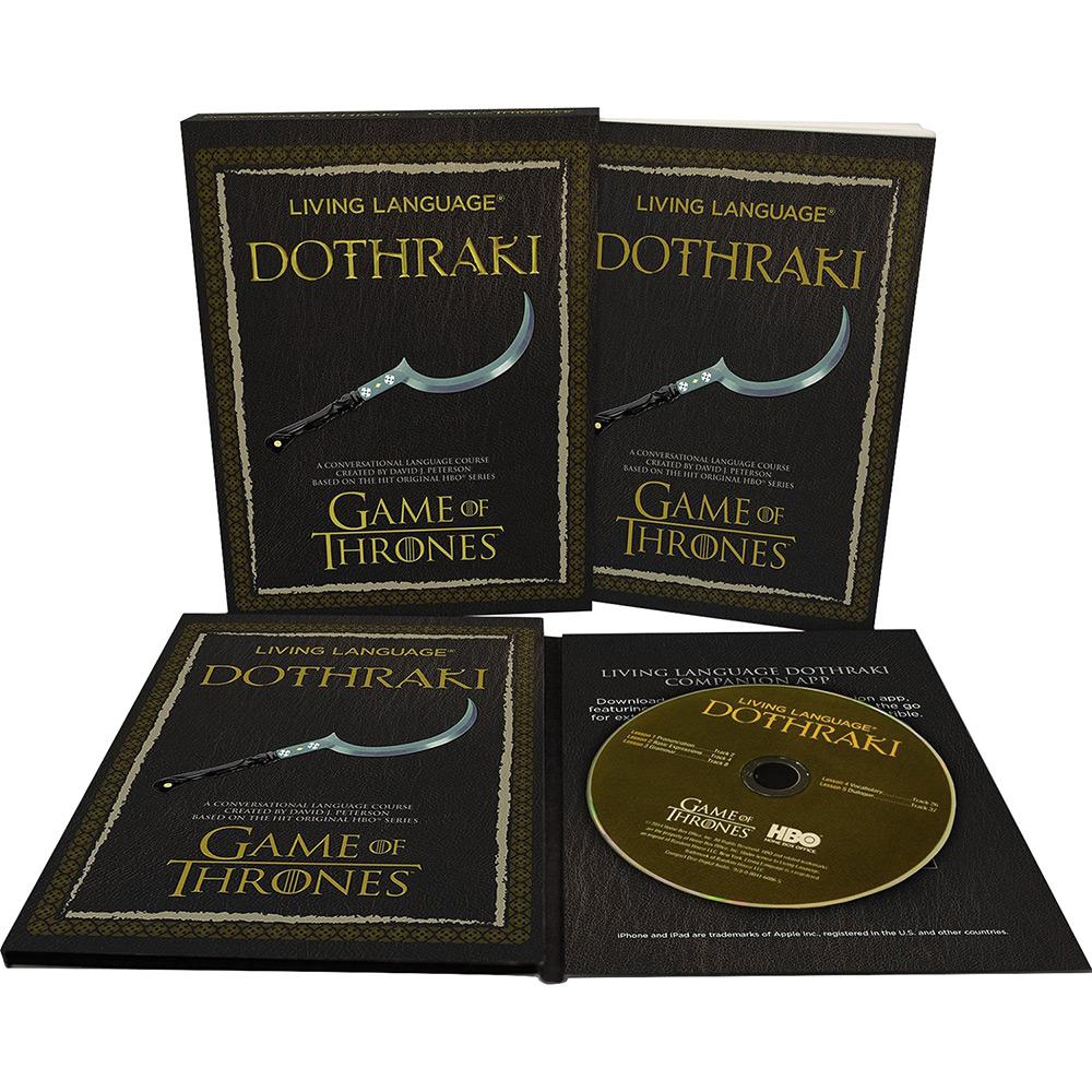 Livro - Living Language Dothraki: Games of Thrones é bom? Vale a pena?