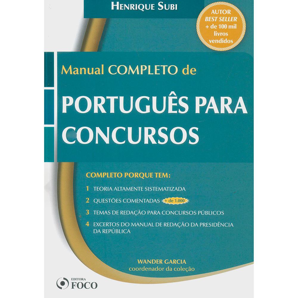 Livro - Manual Completo de Português para Concursos é bom? Vale a pena?