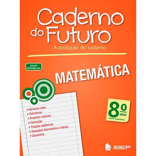 Livro - Matemática 8º Ano: Ensino Fundamental - Coleção Caderno do Futuro é bom? Vale a pena?