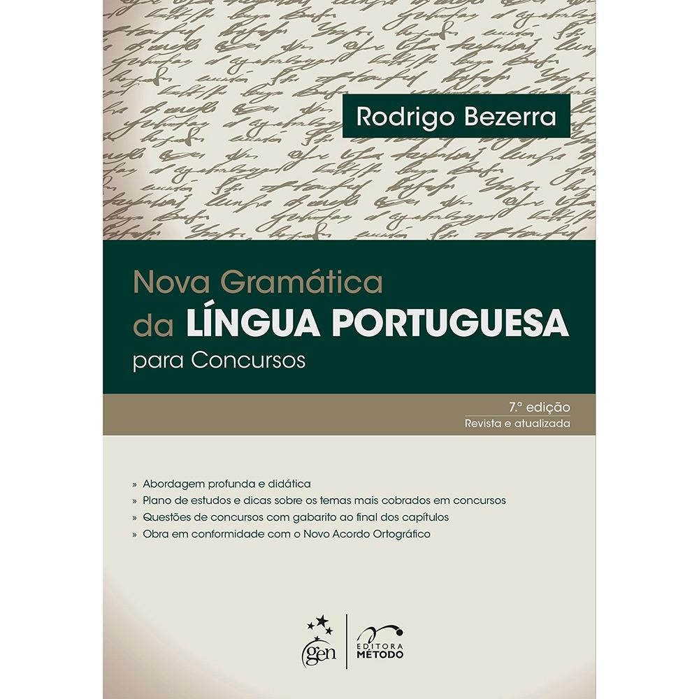 Livro - Nova Gramatica da Língua Portuguesa para Concursos é bom? Vale a pena?