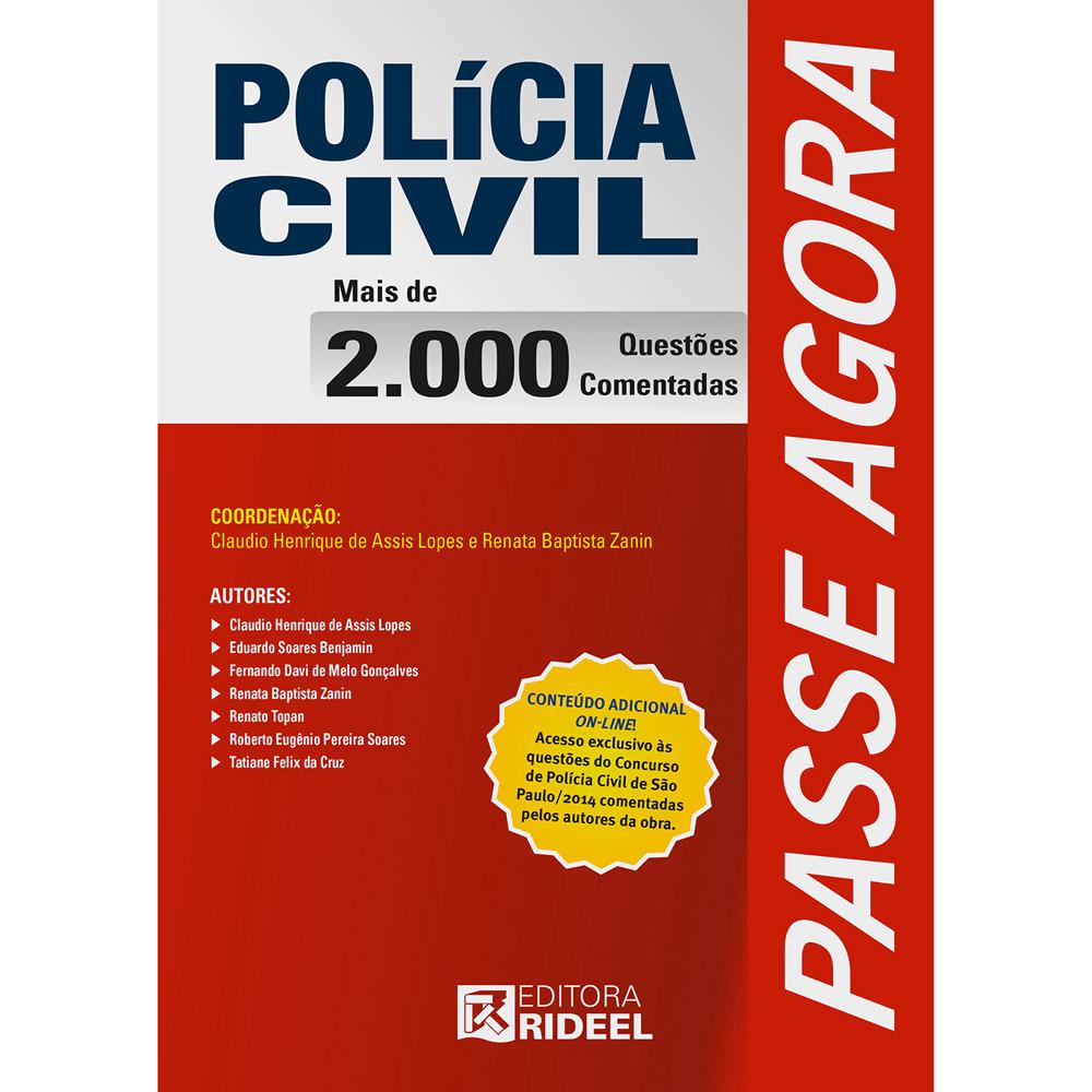 Livro - Passe Agora: Polícia Civil - 2.000 Questões Comentadas é bom? Vale a pena?