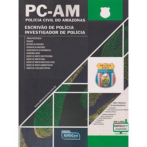 Livro - PC-AM Polícia Civil do Amazonas é bom? Vale a pena?