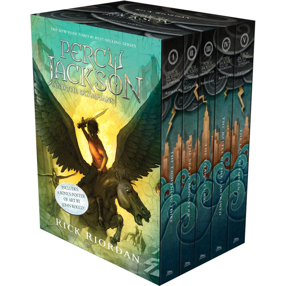 Livro - Percy Jackson and The Olympians - 5 Book Paperback Boxed Set é bom? Vale a pena?