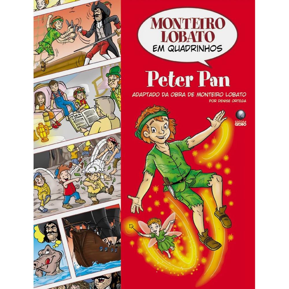 Livro - Peter Pan - Adaptado da Obra de Monteiro Lobato - Coleção Monteiro Lobato em Quadrinhos é bom? Vale a pena?