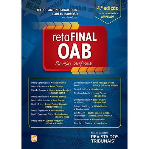 Livro - Reta Final OAB: Revisão Unificada é bom? Vale a pena?