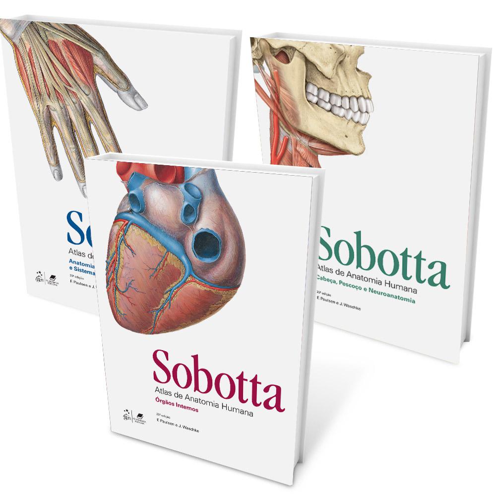 Livro - Sobotta: Atlas de Anatomia Humana (3 Volumes) é bom? Vale a pena?