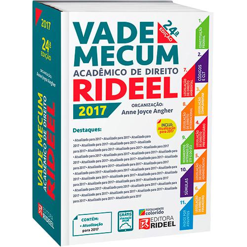 Livro - Vade Mecum Acadêmico de Direito Rideel-2017 é bom? Vale a pena?