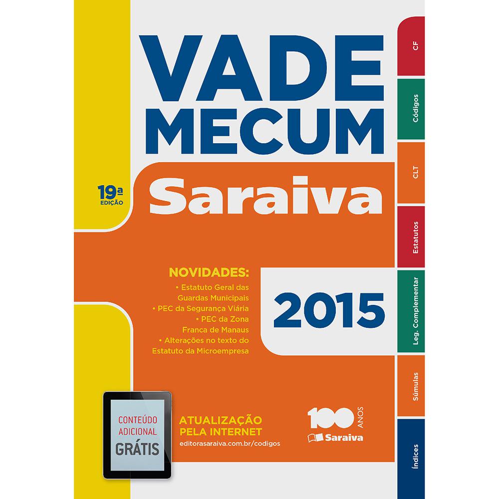 Livro - Vade Mecum Saraiva Tradicional - 2015 é bom? Vale a pena?